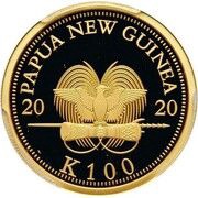 100 Kina - Elizabeth II Bird of Paradise obverse image