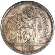 10 Reales Silver Pattern reverse image