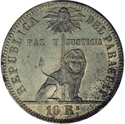 10 Reales Lead Pattern obverse image