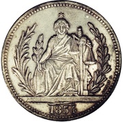 10 Reales Lead Pattern reverse image