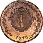 1 Centésimo reverse image