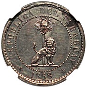 2 Centimos German-silver Pattern obverse image