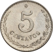 5 Centavos reverse image