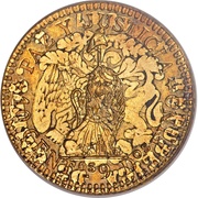 10 Centavos Gold Pattern reverse image