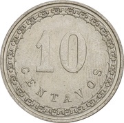 10 Centavos reverse image