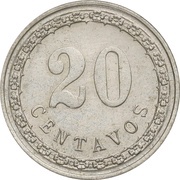 20 Centavos reverse image