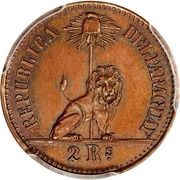 2 Reales Copper Pattern obverse image
