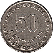 50 Centavos reverse image