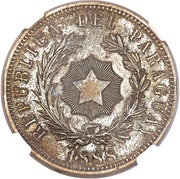 1 Peso Silvered-Bronze Pattern obverse image
