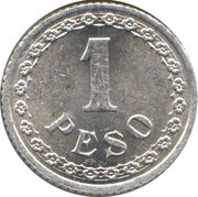 1 Peso reverse image