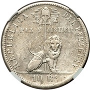 10 Reales Silver Pattern obverse image