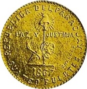 4 Pesos Fuertes Gold "Charles" Pattern obverse image