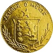 4 Pesos Fuertes Gold "Charles" Pattern reverse image