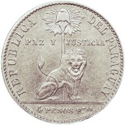 4 Pesos Fuertes Silver "Bouvet" Pattern obverse image