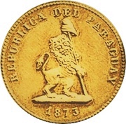 5 Pesos Fuertes Gold Pattern obverse image