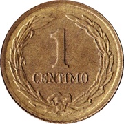 1 Céntimo reverse image