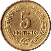5 Céntimos reverse image
