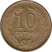 10 Céntimos reverse image
