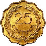 25 Céntimos reverse image