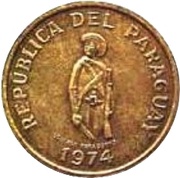 1 Guaraní Copper Pattern obverse image