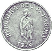 1 Guaraní Aluminium Pattern obverse image