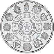 1 Guaraní Baile del Cántaro obverse image