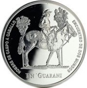 1 Guaraní Countryside Man on Horseback, Paraguay, 2000 reverse image