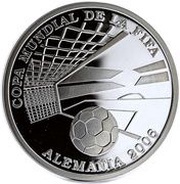 1 Guaraní FIFA World Football Championship - Germany 2006, Paraguay, 2004 reverse image