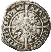 ¼ Stiver "aidant" - Louis of Bourbon, Belgium, 1456-1482 reverse image