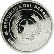 1 Guaraní FIFA World Cup - Brazil 2014 obverse image