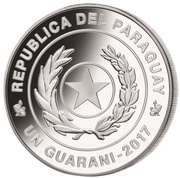 1 Guaraní FIFA World Cup - Russia 2018 obverse image