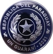 1 Guaraní FIFA World Cup Qatar 2022 obverse image
