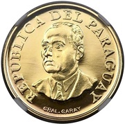 10 Guaraníes Gold FAO obverse image
