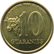 10 Guaraníes FAO, Paraguay, 1990 reverse image