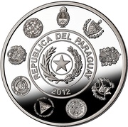 20 Guaraníes Ñandutí obverse image