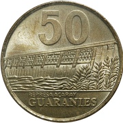50 Guaraníes reverse image