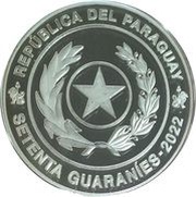 70 Guaraníes obverse image