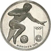 150 Guaraníes Munich Olympics - Soccer, Paraguay, 1972 reverse image