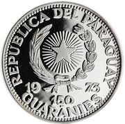 150 Guaraníes Johann Wolfgang von Goethe obverse image