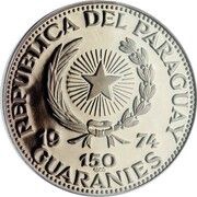 150 Guaraníes Abraham Lincoln obverse image