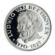 150 Guaraníes Ludwig van Beethoven, Paraguay, 1974 reverse image