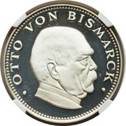 150 Guaraníes Otto von Bismarck, Paraguay, 1974 reverse image