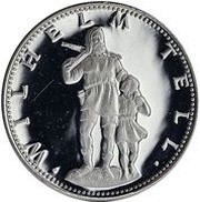 150 Guaraníes Wilhelm Tell, Paraguay, 1974 reverse image