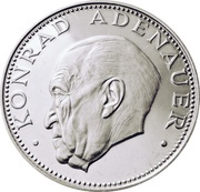 150 Guaraníes Konrad Adenauer, Paraguay, 1974 reverse image