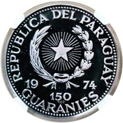 150 Guaraníes Winston Churchill obverse image