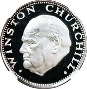 150 Guaraníes Winston Churchill, Paraguay, 1974 reverse image