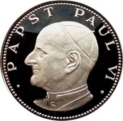 150 Guaraníes Pope Paul VI, Paraguay, 1974 reverse image