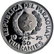 150 Guaraníes Apollo 15 Mission obverse image