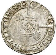 2 Patards / Stivers "Double Helm" - John of Hornes, Belgium, 1485-1489 reverse image