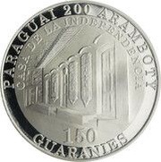 150 Guaraníes Bicentenary of Independence obverse image